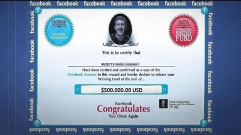 Facebook Lottery Scam (2023) .